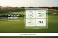 Golf stat tracker spreadsheet showing statistics dashboard
